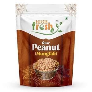 highfresh raw peanutsmoongphali  chemical free amp pesticides free  unadulterated  healthy snack  versatile ingredient 500gm
