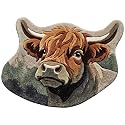 Highland Cow Bathroom Rug: 24x32 Absorbent Non-Slip Washable Bath Floor Mat