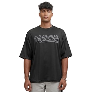 Highlander Mens Popcorn Structured Oversized T-Shirt