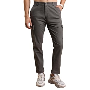 highlander men39s tapered fit  cargo trousers  sleek amp functional  utility pockets  trouser for men  men trousers