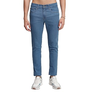 Highlander Mens Tapered Fit Jeans Regular