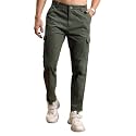 Highlander Men's Tapered Fit | Cargo Trousers | Sleek & Functional | Utility Pockets | Trouser for Men | Men Trousers