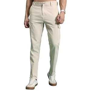 highlander men39s tapered fit  cargo trousers  sleek amp functional  utility pockets  trouser for men  men trousers