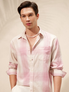 HIGHLANDER Men Checkered Casual Multicolor Shirt