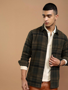 HIGHLANDER Men Checkered Casual Multicolor Shirt