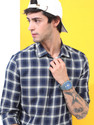 HIGHLANDER Men Checkered Casual Multicolor Shirt