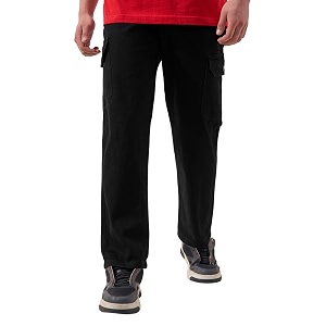 Highlander Men Mens Relaxed-Fit Cargo Pocket Jeans