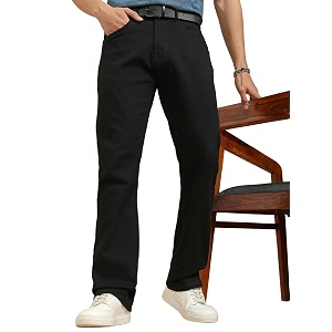 Highlander Men Mens Bootcut Denim Jeans Regular