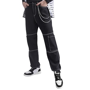 Highlander Men Mens Loose Fit Denim Jeans
