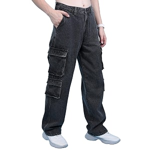 Highlander Men Mens Loose Fit Denim Jeans
