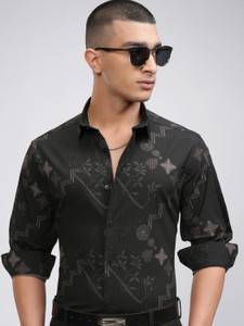 HIGHLANDER Men Printed Casual Multicolor Shirt