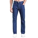 Highlander Mens Straight Fit Jeans Mid