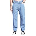 Highlander Mens Straight Fit Jeans Mid