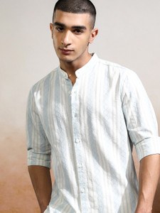 HIGHLANDER Men Striped Casual Multicolor Shirt