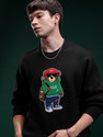 HIGHLANDER Self Design Round Neck Casual Men