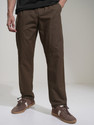 HIGHLANDER Straight Fit Men Brown Trousers