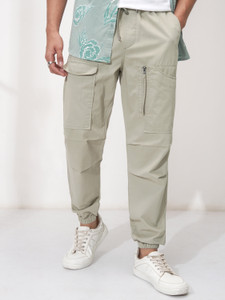 HIGHLANDER Straight Fit Men Grey Trousers