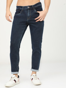 highlander tapered fit men blue jeans