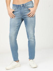 highlander tapered fit men blue jeans