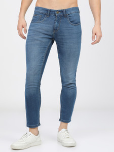 highlander tapered fit men blue jeans
