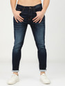 HIGHLANDER Tapered Fit Men Dark Blue Jeans