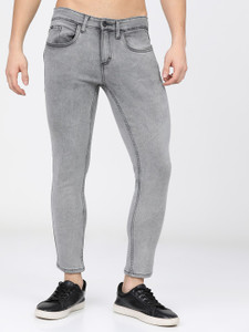 highlander tapered fit men grey jeans
