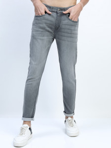 highlander tapered fit men grey jeans