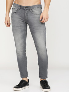 highlander tapered fit men grey jeans