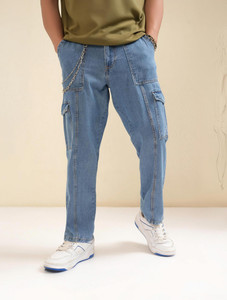 HIGHLANDER Tapered Fit Men Light Blue Jeans