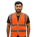 Hight Visibility Reflective Manager Safety Jacket For Unisex