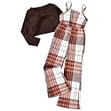 HIHA Girls Long Sleeve Crop Top Sleeveless Jumpsuits Outfit Size 4-12