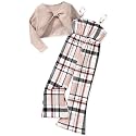 HIHA Girls Long Sleeve Crop Top Sleeveless Jumpsuits Outfit Size 4-12