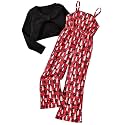 HIHA Girls Long Sleeve Crop Top Sleeveless Jumpsuits Outfit Size 4-12