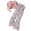 HIHA Girls Long Sleeve Crop Top Sleeveless Jumpsuits Outfit Size 4-12