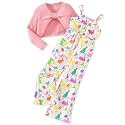 HIHA Girls Long Sleeve Crop Top Sleeveless Jumpsuits Outfit Size 4-12