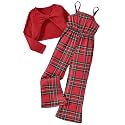 HIHA Girls Long Sleeve Crop Top Sleeveless Jumpsuits Outfit Size 4-12