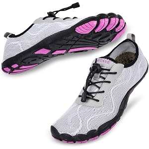 hiitave women water shoes quick dry barefoot aqua socks beach swim diving surf pool yoga