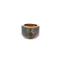 HIJONES Men Women Stainless Steel Cubic Zirconia Royal Crystal Rings Wrap Band Cocktail Style