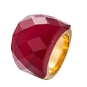 HIJONES Men Women Stainless Steel Cubic Zirconia Royal Crystal Rings Wrap Band Cocktail Style