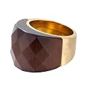 HIJONES Men Women Stainless Steel Cubic Zirconia Royal Crystal Rings Wrap Band Cocktail Style