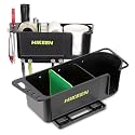 Hikeen Boat Caddy Organizer, Boat Cup Holder, Multifunctional Boat Organizer Universal Fit for Boat, Kayak, Pontoon, Bass Boat, Jon Boat - Fishing Tool Holder, Boat Fishing Cabin Storage (2Pack)