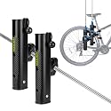 Hikeen Fishing Rod Holder for Bike, Secures Fishing Pole to Bicycle, Easy to Mount, Rod Rack for Bicycle, Beach Car, Fishing Chair, ATVS, Boats, Carts