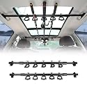 Hikeen Fishing Rod Holder for Car, Vehicle Fishing Pole Holder Roof Rack Inside,5 Rod Capacity, Heavy Duty Adjustable 35-59 Inch, Fishing Rod Carrier Pole Storage for Trucks, SUV, Wagons, Van