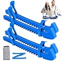 Hikeen Ice Skate Guards with Shoulder Straps,Enhanced Stability Ice Skate Blade Guards,Non-Slip Hockey Skate Blade Protector for Adult and Kids