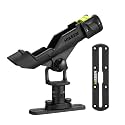 Hikeen Kayak Fishing Rod Holder, Fishing Boat Rod Holder for Track Mount / Deck Mount, Fishing Rod Holders for Boat, 360 Degree Adjustable Fishing Pole Holders with Track