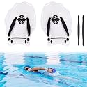 Hikeen Swim Paddle Hand for Adult and Junior, Swim Training Hand Paddles with Adjustable Straps, Swimming Hand Paddles for Training