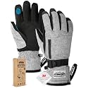 Hikenture Ski Gloves for Men&amp;Women, 3M Thinsulate Snow Gloves Waterproof
