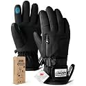 Hikenture Ski Gloves for Men&amp;Women, 3M Thinsulate Snow Gloves Waterproof