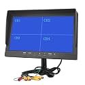 Hikity 10 Inch Small Monitor Screen Video Displays Quad Split HD Screen