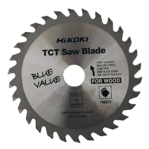 hikoki 796251z-534 125mm tct saw blade for wood pack of 10 pcs 110 x 15 x 20 mm
